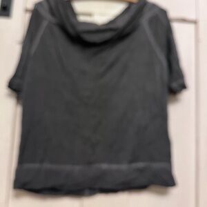 Dark Gray Short Sleeve Top Lou & Grey